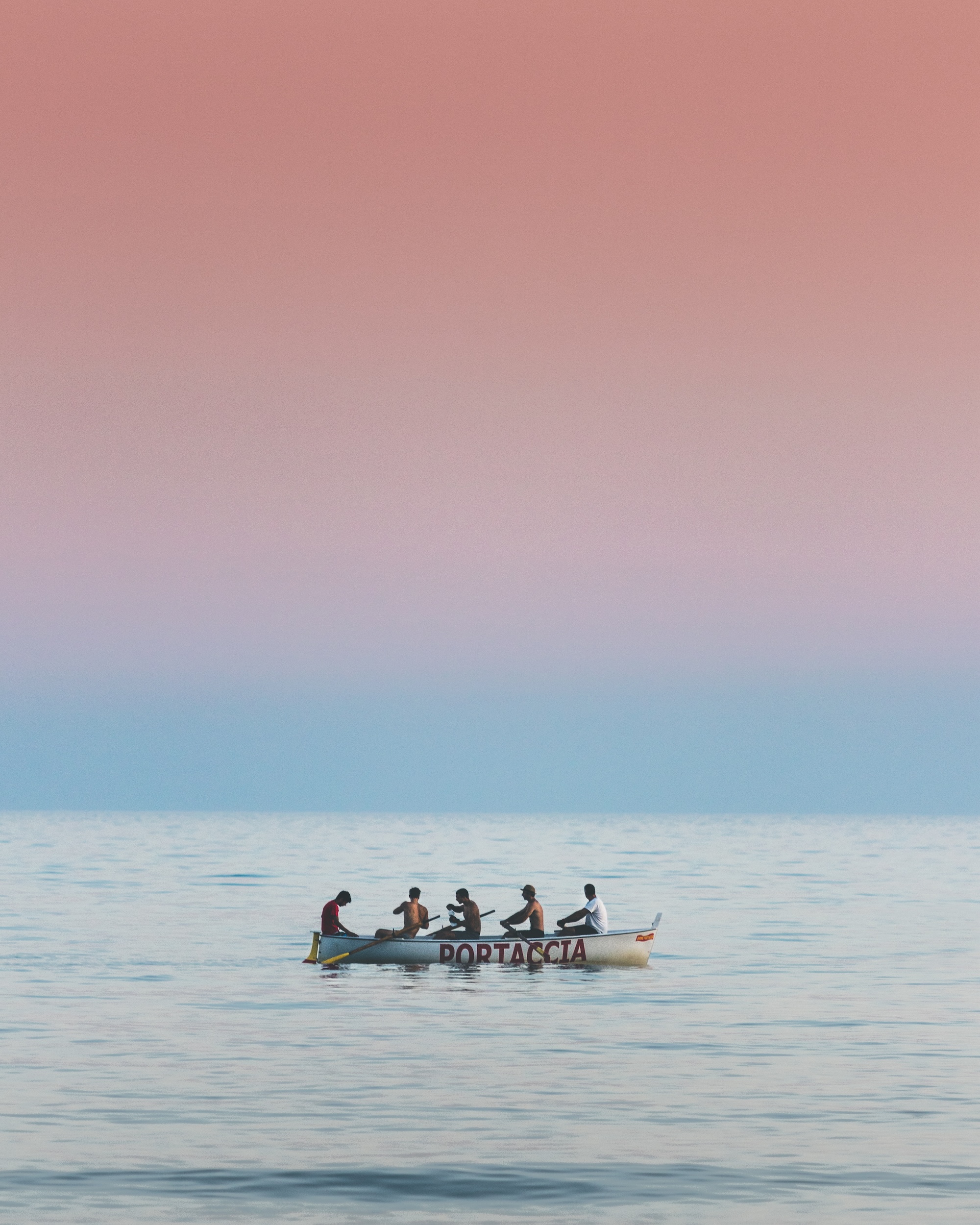 Dynamic Rowing Competition in Tuscany, Italy